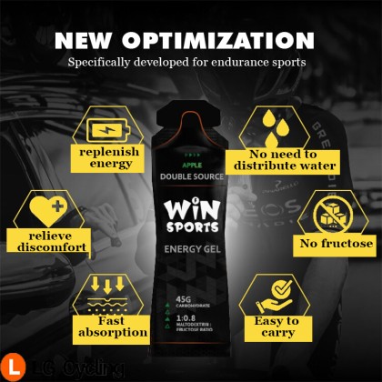 WiNSPORTS Energy Gel 75g — sumber tenaga semasa senaman
